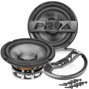 PRV AUDIO Carbon Fiber 6.5" Midrange Speaker 500 Watts 4 Ohm Neodymium 6MR500CF-NDY-4 Water Resistant Pro Audio Loudspeaker for Boat UTV 4-Wheeler Motorcycle (2 Speakers) PRV AUDIO Carbon Fiber 6.5" Midrange Speaker 500 Watts 4 Ohm Neodymium 6MR500CF-NDY-4 Water Resistant Pro Audio Loudspeaker for Boat UTV 4-Wheeler Motorcycle (2 Speakers)