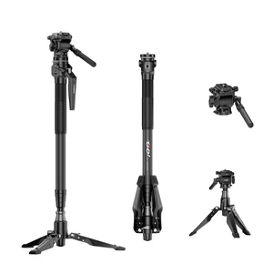 COMAN M1mini Carbon Fiber Monopod for Camera, 4-Section One-Button Quick Release, Portable Camera Monopod with V1 Fluid Head for DSLR Mirrorless Cameras, Max Load 5kg, (M1mini-V1) COMAN M1mini Carbon Fiber Monopod for Camera, 4-Section One-Button Quick Release, Portable Camera Monopod with V1 Fluid Head for DSLR Mirrorless Cameras, Max Load 5kg, (M1mini-V1)