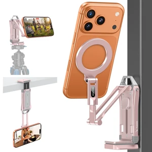 OMOTON TP02-Pro Magnetic Phone Holder for Vlogging, Content Creator Essentials with 1/4" Screw, Arca (7-Pink) OMOTON TP02-Pro Magnetic Phone Holder for Vlogging, Content Creator Essentials with 1/4" Screw, Arca (7-Pink)
