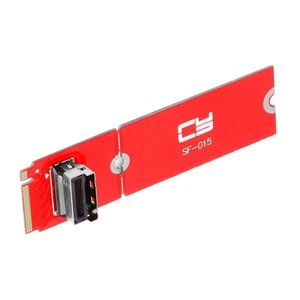 NFHK PCI-E 4.0 M.2 M-Key to MCIO Mini Cool Edge IO Female Host Adapter for PCIe Nvme SSD 2280 2230 NFHK PCI-E 4.0 M.2 M-Key to MCIO Mini Cool Edge IO Female Host Adapter for PCIe Nvme SSD 2280 2230