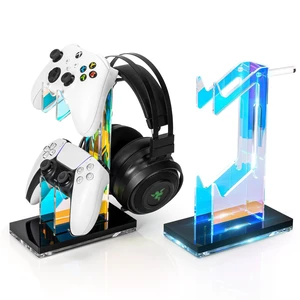 OAPRIRE RGB Controller and Headset Stand with 21 Light Modes, 2 Tier OAPRIRE RGB Controller and Headset Stand with 21 Light Modes, 2 Tier