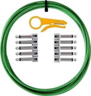 Lava Cables LCTRKTG Tightrope DIY Pedalboard Cable Kit 10 Ft Green Lava Cables LCTRKTG Tightrope DIY Pedalboard Cable Kit 10 Ft Green