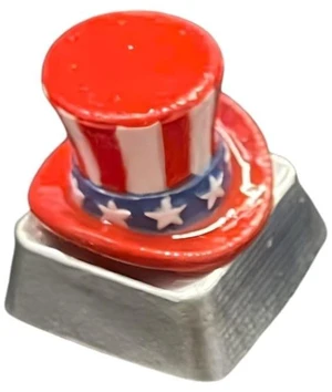 USA Flag Artisan Keycap - Handmade Clear Resin American Flag Custom Keycap for Cherry MX Switches Mechanical Keyboard, Patriotic ESC Key Cap Gift for Gamers and PC Enthusiasts (KEYCAP HAT SAM UNCLE) USA Flag Artisan Keycap - Handmade Clear Resin American Flag Custom Keycap for Cherry MX Switches Mechanical Keyboard, Patriotic ESC Key Cap Gift for Gamers and PC Enthusiasts (KEYCAP HAT SAM UNCLE)