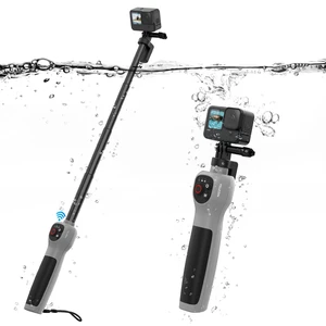 Underwater Bluetooth Selfie Stick for GoPro Hero 13 12 11 10 9 8, 33inch Waterproof Extendable Pole with Remote, 21 Hours Shooting for Diving Surfing Snorkeling, Perfect for Stunning Underwater Shots Underwater Bluetooth Selfie Stick for GoPro Hero 13 12 11 10 9 8, 33inch Waterproof Extendable Pole with Remote, 21 Hours Shooting for Diving Surfing Snorkeling, Perfect for Stunning Underwater Shots