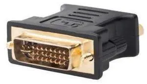 Vszerda Pack of 2 DVI I Male Dual Link to 24+5 VGA 15 Pins Female Adapter PC Monitor Video Laptop (DVI I Dual Link Male to VGA Female) Vszerda Pack of 2 DVI I Male Dual Link to 24+5 VGA 15 Pins Female Adapter PC Monitor Video Laptop (DVI I Dual Link Male to VGA Female)