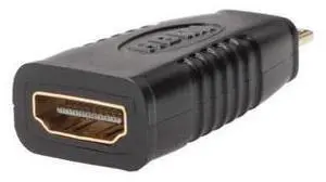 Vszerda Pack of 2 HDMI A Female to Micro HDMI D Male Connector TV Cable Adapter Vszerda Pack of 2 HDMI A Female to Micro HDMI D Male Connector TV Cable Adapter