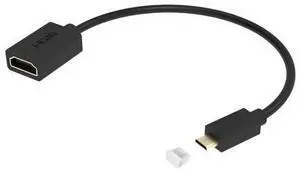 Micro HDMI to HDMI Adapter, 4K Mirco HDMI Male to HDMI Female Cable(Type D to Type A), Support 1080P 3D, for GoPro Hero8/7/6/5, Raspberry pi 4, Sony 6300, Nikon/Canon, Yoga 3 and Other Action Camera Micro HDMI to HDMI Adapter, 4K Mirco HDMI Male to HDMI Female Cable(Type D to Type A), Support 1080P 3D, for GoPro Hero8/7/6/5, Raspberry pi 4, Sony 6300, Nikon/Canon, Yoga 3 and Other Action Camera