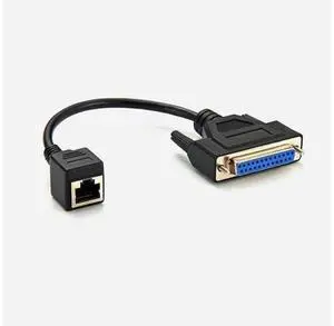 Vszerda RJ45 to DB25 Female Serial Console Cable Adapter Extension Cable 30CM Vszerda RJ45 to DB25 Female Serial Console Cable Adapter Extension Cable 30CM