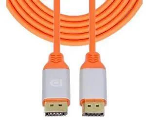 Vszerda DP Displayport to DP 4K Male to Male Ultra Soft High Flex Monitor Cable Hyper Super Flexible Cord for Computer Graphics Card 1m Vszerda DP Displayport to DP 4K Male to Male Ultra Soft High Flex Monitor Cable Hyper Super Flexible Cord for Computer Graphics Card 1m