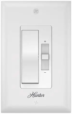 Hunter Slider Ceiling Fan Wall Controller - 99754 Hunter Slider Ceiling Fan Wall Controller - 99754