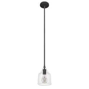 Hunter - Dunshire 1-light Noble Bronze, Mini Pendant Light, Dimmable, Casual Style, Bell Shaped, for Bedrooms, Kitchens, Dining, Living Rooms - 19656 Hunter - Dunshire 1-light Noble Bronze, Mini Pendant Light, Dimmable, Casual Style, Bell Shaped, for Bedrooms, Kitchens, Dining, Living Rooms - 19656