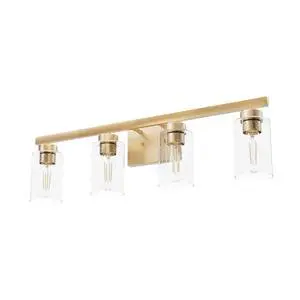 Hunter Fan Company 13081 Hartland Vanity Lighting, 4, Alturas Gold Hunter Fan Company 13081 Hartland Vanity Lighting, 4, Alturas Gold
