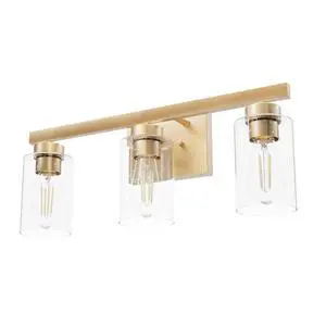 Hunter Fan Company 13078 Hartland Vanity Lighting, 3, Alturas Gold Hunter Fan Company 13078 Hartland Vanity Lighting, 3, Alturas Gold
