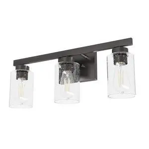 Hunter Fan Company 13079 Hartland Vanity Lighting, 3, Noble Bronze Hunter Fan Company 13079 Hartland Vanity Lighting, 3, Noble Bronze
