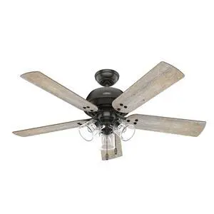 Hunter Fan Company, 51714, 52 inch Shady Grove Noble Bronze Ceiling Fan with LED Light Kit and Pull Chain Hunter Fan Company, 51714, 52 inch Shady Grove Noble Bronze Ceiling Fan with LED Light Kit and Pull Chain