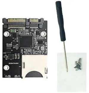 Vszerda SD To SATA SSD Adapter with Enclosure Case Convertor Adapter Card for 2.5in SATA SSD Accessories Vszerda SD To SATA SSD Adapter with Enclosure Case Convertor Adapter Card for 2.5in SATA SSD Accessories