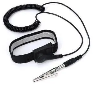 Vszerda Anti Static Wrist Strap, 11" Antistatic Wrist Band Grounding Bracelet ESD Wrist Strap Adjustable wristband with Alligator Clip, Extra Long Cord for PC Computer Building Electronics Repair Vszerda Anti Static Wrist Strap, 11" Antistatic Wrist Band Grounding Bracelet ESD Wrist Strap Adjustable wristband with Alligator Clip, Extra Long Cord for PC Computer Building Electronics Repair