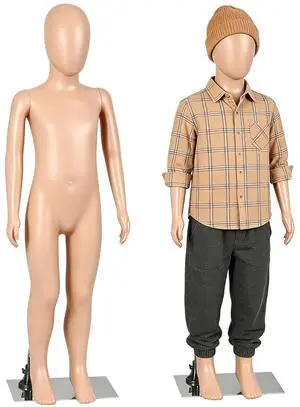Kid Mannequin Full Body 44 Inches Child Mannequin, Realistic Adjustable Children Dress Form Detachable Manikin Body Display with Metal Base Skin Kid Mannequin Full Body 44 Inches Child Mannequin, Realistic Adjustable Children Dress Form Detachable Manikin Body Display with Metal Base Skin