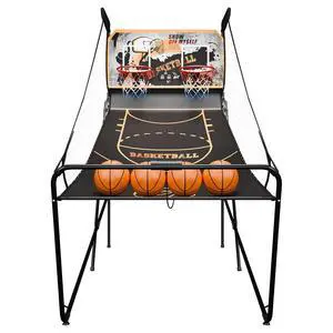 Nova Microdermabrasion Foldable Indoor Basketball Arcade Game Double Shot 2 Player W/ 4 Balls, Electronic Scoreboard and Inflation Pump (Black Gold) Nova Microdermabrasion Foldable Indoor Basketball Arcade Game Double Shot 2 Player W/ 4 Balls, Electronic Scoreboard and Inflation Pump (Black Gold)