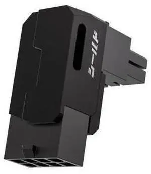 Vszerda Shield Series 8-Pin PCIe GPU Power Adapter,90-Degree Angled Connector, Aluminum Design for Graphics Cards Reverse Type,Black-1 Pack Vszerda Shield Series 8-Pin PCIe GPU Power Adapter,90-Degree Angled Connector, Aluminum Design for Graphics Cards Reverse Type,Black-1 Pack