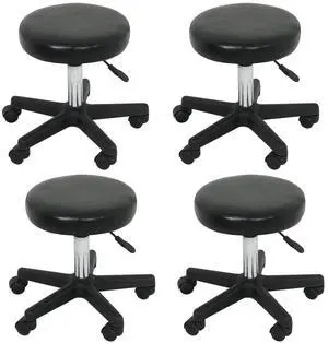Adjustable Hydraulic Rolling Swivel Salon Stool Chair Tattoo Massage Facial Spa Stool Chair Black Adjustable Hydraulic Rolling Swivel Salon Stool Chair Tattoo Massage Facial Spa Stool Chair Black