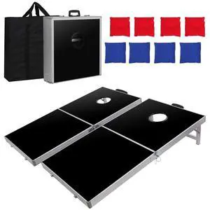 Nova Microdermabrasion Cornhole Game Set Includes 8 Regulation Bean Bags 2 Aluminum Cornhole Boards w/Carrying Case for Beach Lawn, Tailgating Party Backyard BBQ Nova Microdermabrasion Cornhole Game Set Includes 8 Regulation Bean Bags 2 Aluminum Cornhole Boards w/Carrying Case for Beach Lawn, Tailgating Party Backyard BBQ