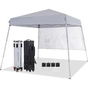 Nova Microdermabrasion 8 X 8 ft Pop Up Canopy Tent Easy Set up Outdoor Instant Slant Legs Portable Gazebo Shelter with Wheeled Bag for Camp Beach Patio and Garden Nova Microdermabrasion 8 X 8 ft Pop Up Canopy Tent Easy Set up Outdoor Instant Slant Legs Portable Gazebo Shelter with Wheeled Bag for Camp Beach Patio and Garden