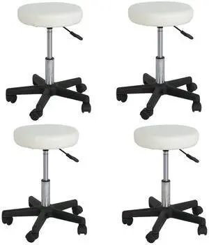 Set of 4 Beauty Hydraulic Rolling Tattoo Salon Stool Massage Facial Spa Stool Chair Set of 4 Beauty Hydraulic Rolling Tattoo Salon Stool Massage Facial Spa Stool Chair