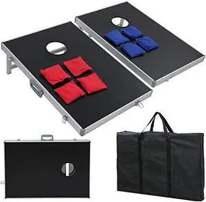 Nova Microdermabrasion Cornhole Game Set Includes 8 Regulation Bean Bags 2 Aluminum Cornhole Boards w/Carrying Case for Beach Lawn, Tailgating Party Backyard BBQ Nova Microdermabrasion Cornhole Game Set Includes 8 Regulation Bean Bags 2 Aluminum Cornhole Boards w/Carrying Case for Beach Lawn, Tailgating Party Backyard BBQ
