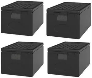 COSTWAY 49 Qt Insulated Food Pan Carrier, Non-Electrical Food Warmer with Built-in Handles & Stackable Design, Portable Food Warmer Hot Box for Catering, Camping, Restaurant (4) COSTWAY 49 Qt Insulated Food Pan Carrier, Non-Electrical Food Warmer with Built-in Handles & Stackable Design, Portable Food Warmer Hot Box for Catering, Camping, Restaurant (4)