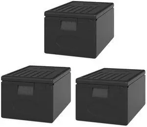 COSTWAY 49 Qt Insulated Food Pan Carrier, Non-Electrical Food Warmer with Built-in Handles & Stackable Design, Portable Food Warmer Hot Box for Catering, Camping, Restaurant (3) COSTWAY 49 Qt Insulated Food Pan Carrier, Non-Electrical Food Warmer with Built-in Handles & Stackable Design, Portable Food Warmer Hot Box for Catering, Camping, Restaurant (3)