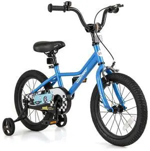 COSTWAY 12/14/16/18 Inch Kids Bike, Boys & Girls Training Bike w/Removable Training Wheels, Pneumatic Tires, Adjustable Handlebar & Seat, Dual Brake System, Children Toddler Bicycle for 3-8 Years Old COSTWAY 12/14/16/18 Inch Kids Bike, Boys & Girls Training Bike w/Removable Training Wheels, Pneumatic Tires, Adjustable Handlebar & Seat, Dual Brake System, Children Toddler Bicycle for 3-8 Years Old