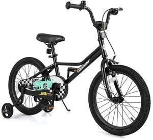 COSTWAY 12/14/16/18 Inch Kids Bike, Boys & Girls Training Bike w/Removable Training Wheels, Pneumatic Tires, Adjustable Handlebar & Seat, Dual Brake System, Children Toddler Bicycle for 3-8 Years Old COSTWAY 12/14/16/18 Inch Kids Bike, Boys & Girls Training Bike w/Removable Training Wheels, Pneumatic Tires, Adjustable Handlebar & Seat, Dual Brake System, Children Toddler Bicycle for 3-8 Years Old