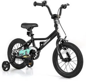 COSTWAY 12/14/16/18 Inch Kids Bike, Boys & Girls Training Bike w/Removable Training Wheels, Pneumatic Tires, Adjustable Handlebar & Seat, Dual Brake System, Children Toddler Bicycle for 3-8 Years Old COSTWAY 12/14/16/18 Inch Kids Bike, Boys & Girls Training Bike w/Removable Training Wheels, Pneumatic Tires, Adjustable Handlebar & Seat, Dual Brake System, Children Toddler Bicycle for 3-8 Years Old
