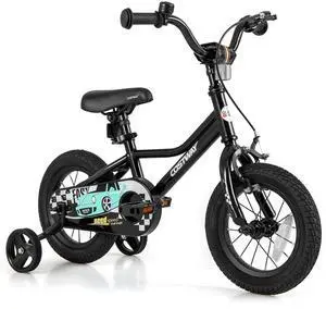 COSTWAY 12/14/16/18 Inch Kids Bike, Boys & Girls Training Bike w/Removable Training Wheels, Pneumatic Tires, Adjustable Handlebar & Seat, Dual Brake System, Children Toddler Bicycle for 3-8 Years Old COSTWAY 12/14/16/18 Inch Kids Bike, Boys & Girls Training Bike w/Removable Training Wheels, Pneumatic Tires, Adjustable Handlebar & Seat, Dual Brake System, Children Toddler Bicycle for 3-8 Years Old
