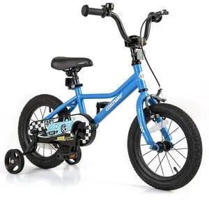 COSTWAY 12/14/16/18 Inch Kids Bike, Boys & Girls Training Bike w/Removable Training Wheels, Pneumatic Tires, Adjustable Handlebar & Seat, Dual Brake System, Children Toddler Bicycle for 3-8 Years Old COSTWAY 12/14/16/18 Inch Kids Bike, Boys & Girls Training Bike w/Removable Training Wheels, Pneumatic Tires, Adjustable Handlebar & Seat, Dual Brake System, Children Toddler Bicycle for 3-8 Years Old