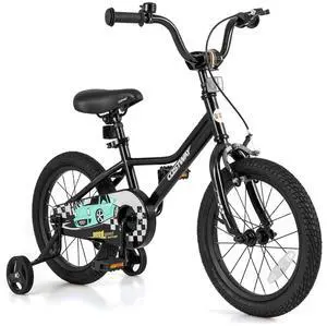 COSTWAY 12/14/16/18 Inch Kids Bike, Boys & Girls Training Bike w/Removable Training Wheels, Pneumatic Tires, Adjustable Handlebar & Seat, Dual Brake System, Children Toddler Bicycle for 3-8 Years Old COSTWAY 12/14/16/18 Inch Kids Bike, Boys & Girls Training Bike w/Removable Training Wheels, Pneumatic Tires, Adjustable Handlebar & Seat, Dual Brake System, Children Toddler Bicycle for 3-8 Years Old