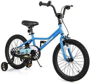 COSTWAY 12/14/16/18 Inch Kids Bike, Boys & Girls Training Bike w/Removable Training Wheels, Pneumatic Tires, Adjustable Handlebar & Seat, Dual Brake System, Children Toddler Bicycle for 3-8 Years Old COSTWAY 12/14/16/18 Inch Kids Bike, Boys & Girls Training Bike w/Removable Training Wheels, Pneumatic Tires, Adjustable Handlebar & Seat, Dual Brake System, Children Toddler Bicycle for 3-8 Years Old