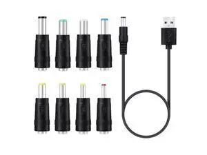 Universal 5V for Dc Power Cable USB to for Dc 5.5x2.1mm 3.5mm 4.0mm 4.8mm 6.4mm Plug Charging Cord Adapter Fit for Route Universal 5V for Dc Power Cable USB to for Dc 5.5x2.1mm 3.5mm 4.0mm 4.8mm 6.4mm Plug Charging Cord Adapter Fit for Route