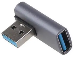 Right Angle USB to USB Adapter 90 Degree USB to USB 3.0 Converter for Laptop Right Angle USB to USB Adapter 90 Degree USB to USB 3.0 Converter for Laptop