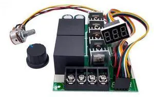PWM speed controller DC motor Digital display 0~100% adjustable drive module Input MAX60A 12V 24V PWM speed controller DC motor Digital display 0~100% adjustable drive module Input MAX60A 12V 24V