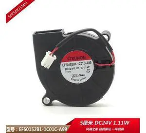 For Sunon 3D Printer Blower Fan 5015 DC 24V 0.41A Double Ball Bearing Fan Centrifugal DC Cooling Turbo Fan EF50152B1-1C01C-A99 For Sunon 3D Printer Blower Fan 5015 DC 24V 0.41A Double Ball Bearing Fan Centrifugal DC Cooling Turbo Fan EF50152B1-1C01C-A99