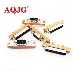 DB9 DB25 Male to Male Adapter D9/D25 Serial Port Adaptor 9Pin/25Pin Male Connector 9P/25P Convert protect joint AQJG cross jack DB9 DB25 Male to Male Adapter D9/D25 Serial Port Adaptor 9Pin/25Pin Male Connector 9P/25P Convert protect joint AQJG cross jack