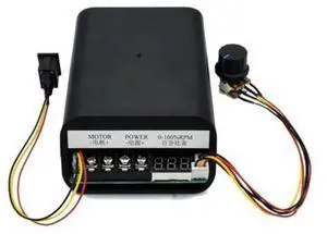 PWM dc motor speed controller max 60A CW CCW digital display 0~100% adjustable drive module Input 10V~55V PWM dc motor speed controller max 60A CW CCW digital display 0~100% adjustable drive module Input 10V~55V