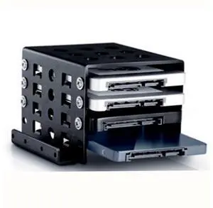 4-Bay 3.5 Inch To 2.5 Inch Hard Drive Caddy Internal Mounting Adapter Bracket Aluminum Alloy Mobile Holder 4-Bay 3.5 Inch To 2.5 Inch Hard Drive Caddy Internal Mounting Adapter Bracket Aluminum Alloy Mobile Holder