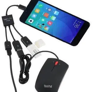 Three-In-One Micro OTG USB Port Adapter Cable Game Mouse Key Conversion Cable for Android Tablet PC USB Flash Drive Card Reader Three-In-One Micro OTG USB Port Adapter Cable Game Mouse Key Conversion Cable for Android Tablet PC USB Flash Drive Card Reader