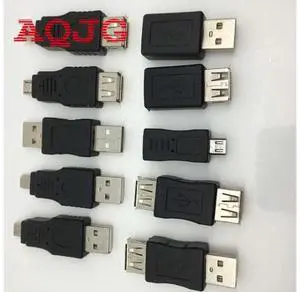 AQJG USB 2.0 UN2F OTG 5pin F/M Changer Adapter Converter USB Male to Female Micro USB Adapter Power Bank Cable Imprimante Usb AQJG USB 2.0 UN2F OTG 5pin F/M Changer Adapter Converter USB Male to Female Micro USB Adapter Power Bank Cable Imprimante Usb
