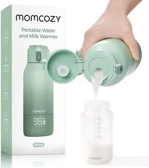 Momcozy Portable Bottle Warmer for Travel Dual Heating Modes for Breast Milk & Water, Portable Milk Warmer with Fast Heating & Long Battery Life, 17 Ounces Large Capacity to Meet Your All-Day Needs Momcozy Portable Bottle Warmer for Travel Dual Heating Modes for Breast Milk & Water, Portable Milk Warmer with Fast Heating & Long Battery Life, 17 Ounces Large Capacity to Meet Your All-Day Needs