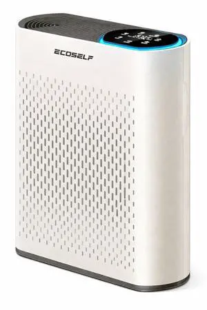 ECOSELF Air Purifiers for Home Large Room up to 2,400 Ft², Air Purifiers for Bedroom 360° Air Intake with Smart Auto Mode, HEPA Air Purifier Blue ECOSELF Air Purifiers for Home Large Room up to 2,400 Ft², Air Purifiers for Bedroom 360° Air Intake with Smart Auto Mode, HEPA Air Purifier Blue