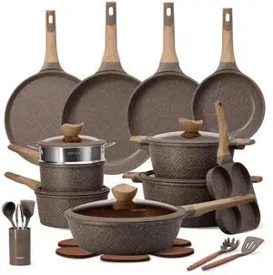 31pcs Pots and Pans Set Non Stick, Cookware Set Pots and Pans, Nonstick Kitchen Cooking, Induction Cook Ware, PFOA Free 31pcs Pots and Pans Set Non Stick, Cookware Set Pots and Pans, Nonstick Kitchen Cooking, Induction Cook Ware, PFOA Free